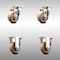 Service Caster 3 Inch 316SS High Temp Glass Filled Nylon Swivel Top Plate Caster Rigid, 2PK SCC-SS31620S314-GFNSHT-2-R-2 - alternate 1